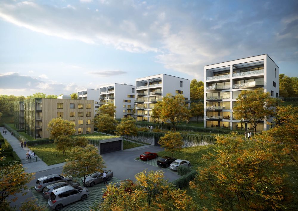 Sháníte nový byt na Praze 5? V blízkosti bývalého zámeckého parku vzniká 8 nových bytových domů